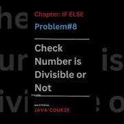 Check Number Is Divisible Or Not Using If Else In Java Software Coding Programming