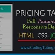 Pricing Table With Cool Animation Responsive Pricing Table UI In HTML CSS JQuery CodingTuting Com