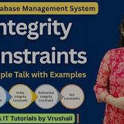 DBMS 16 SQL Integrity Constraints With Examples Dbmstutorials
