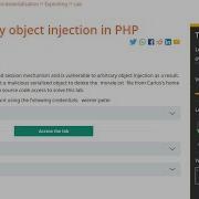 Web Security Academy Insecure Deserialization 4 Arbitrary Object Injection In PHP