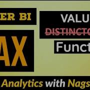 VALUES Function In Power BI DAX Alternative To DISTINCTCOUNT DAX 46 100