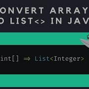 Convert Array To ArrayList In Java Convert Int Array To List In Java