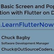 03 Screen And Pop Up Navigation With Flutter Using DartPad