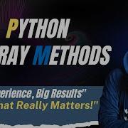 Array In Python And Methods Coders India By Rohit Tyagi