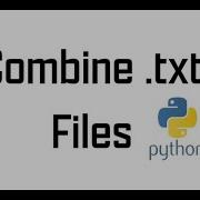 How To Merge Text Files In Python