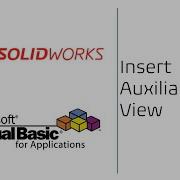 Solidworks VBA Macro Insert Auxilary View