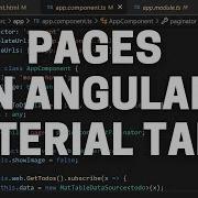 Adding Pages To Angular Material Table Using Paginator Angular Material Tutorial