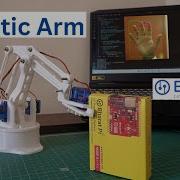 How To Control Robotic Arm Using Hand Gestures Bharat Pi Node Wifi Board