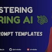 Spring AI Tutorial 05 Prompt Templates