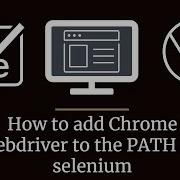 How To Install Chrome Webdriver To PATH