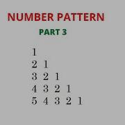 Number Pattern Part 3 Number Pattern In Java Part 3 Code Eureka