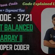 Longest Balanced Subarray II LeetCode 3721 Segment Tree Java Code Developer Coder