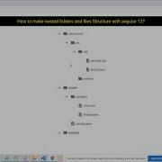 How To Make Nested Folders And Files Structure With Angular 12 Material