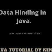 WHAT IS DATA HIDING IN JAVA DATA HIDING IN EASY WAY