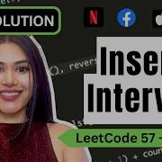 Insert Interval LeetCode 57 Python Blind75 Leetcode