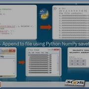 Day 204 Append To File Using Python NumPy Savetxt Function