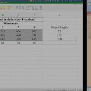 Transportation Problem In QM For Windows