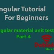 Angular Unit Testing Part 4 Angular Tutorial