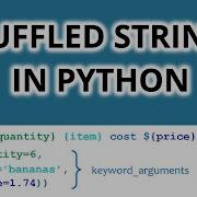 Shuffling Strings In Python Make Your Own Word Scramble