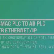 Sysmac NJ NX And Compact Logix Ethernet IP Communication