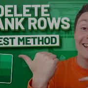 HOW TO DELETE BLANK ROWS WITHOUT LOSING DATA THE RIGHT WAY
