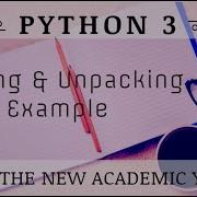 Packing Unpacking Example