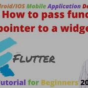 Flutter Tutorial For Beginners 2020 19 How To Pass Function Pointer To A Widget