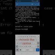 Shorts Python Pydriod3 Programming Syntax