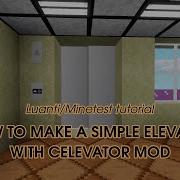 Luanti Minetest How To Build An Elevator With Celevator Mod
