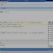 Oracle Database PLSQL Loops