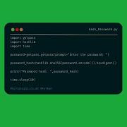 Python Getpass Hash Password
