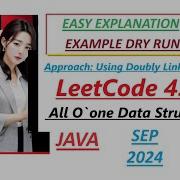 All O One Data Structure Leetcode 432 Java HashMap Doubly Linked List Developer Coder