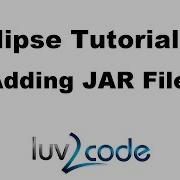 Учебное пособие по Java Eclipse Часть 8 Добавление JAR файлов