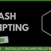 HINDI Bash Scripting Course In Hindi Part 1 Installation And Hello World Tsecurity