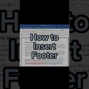 How To Insert Footer Like A Pro Msword Footer
