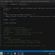 How To Make Gitignore Ignore Everything Except A Few Files Git Tutorial