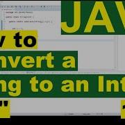 How To Convert A String To An Int In Java