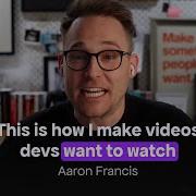 Screencasting Advantage Aaron Francis On Making Videos Developers Actually Want To Watch