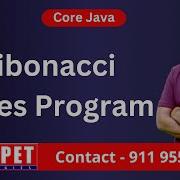 Fibonacci Series Program By Srinivas Ameerpet Technologies