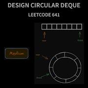 Design Circular Deque Leetcode 641 Java