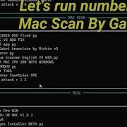 Easy Mac Scan Using Python Portable