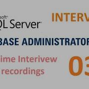 Real Time MS SQL Server DBA Experienced Interview Questions And Answers Interview 3