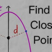 Minimize Distance From Point To Parabola Optimization Calculus 1 Exercises