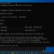 Creating Oracle CDB PDB Adding HR Schema To PDB Via SQL Plus And Connect With OSD On Windows 10
