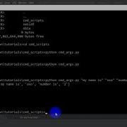 Pass Variables To A Python Script From The Command Line Or Terminal Or Shell