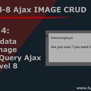 Laravel Ajax Image CRUD 4 Delete Data With Image Using JQuery Ajax In Laravel 8