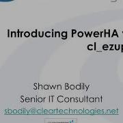PowerHA SystemMirror 7 2 1 Cl Ezupdate Demo