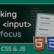 Focusing Input Fields With HTML CSS And JavaScript Web Design Tutorial