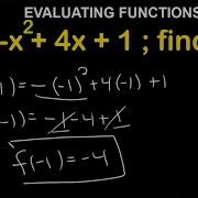 Evaluating Functions In Function Notation Algebra