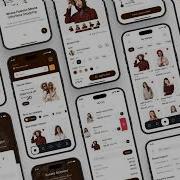 Fashion Store Mobile App UIUX Design Ecommerce App Clothing Store App UI Design UI Kit Figma